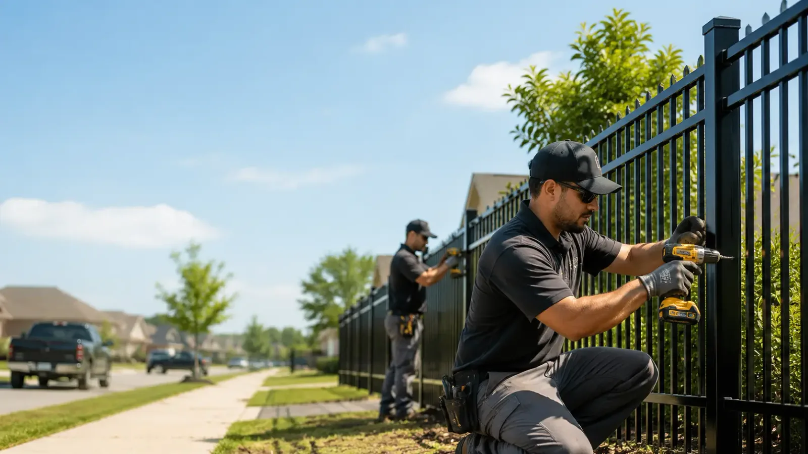 Metal Fence Installation in Thornton, TX